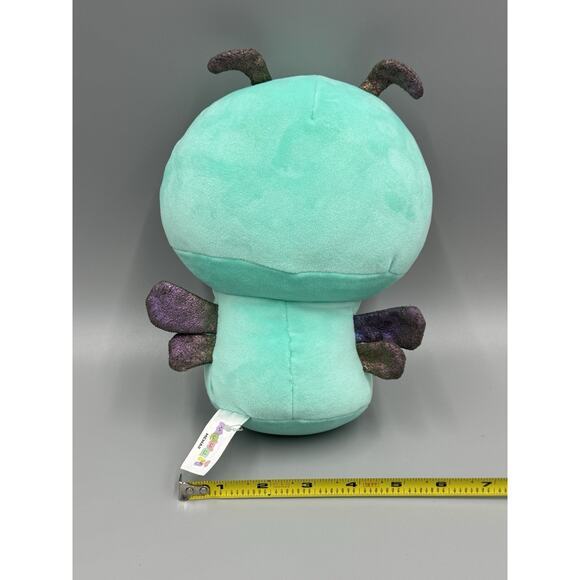 Mewaii Dragonfly Bug Plush 9" Big Eyes Blue Green Stuffed Animal - Picture 4 of 8